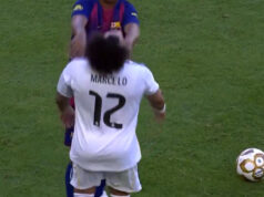 Marcelo fez dupla com Ronaldinho no Legends Classic