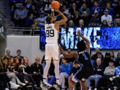 UCF drena 14 cestas de 3 pontos e foge do 19º lugar da BYU em uma vitória surpreendente