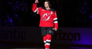 Devils homenageiam Jack Hughes pelo gol de ouro olímpico