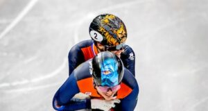 Prata e Bronze: Os irmãos Melle e Jens van ‘t Wout dividem o pódio após o caos na final dos 500m.