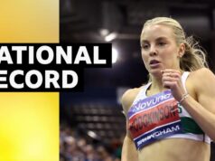 ‘Especial!’ – Hodgkinson estabelece o recorde nacional dos 800m para a Grã-Bretanha.