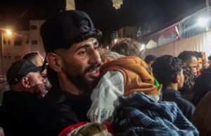 Famílias Foi emocionante lamentar os seus entes queridos quando regressaram a Gaza.