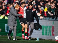 O Feyenoord teme perder Oussama. Targalin foi nessa época depois de ‘Dirty foul’: ‘Não parece bom’