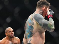 Tom Aspinall compartilha fotos de seus olhos após a cirurgia