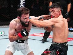 O lutador recentemente vitorioso, 24 vezes veterano do octógono, foi removido do elenco do UFC.