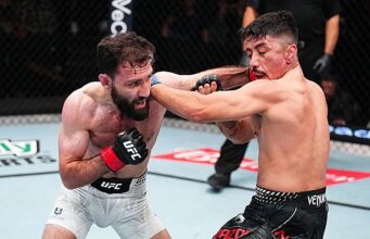 O lutador recentemente vitorioso, 24 vezes veterano do octógono, foi removido do elenco do UFC.