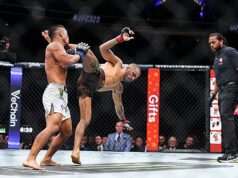 O ex-campeão Alexander Pantoja volta a treinar. O alvo pode voltar a treinar.