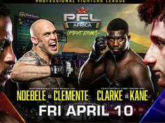 A 2ª Temporada da PFL África começará em 10 de abril na África do Sul.
