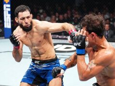 A disputa pelo título do UFC com Khamzat Chimaev não foi confirmada.