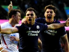 Escócia 31-20 Inglaterra: Gregor Townsend vence a Calcutta Cup novamente no thriller de Murrayfield