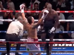Usyk caiu para Dubois