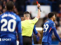 Chelsea 1-1 Burnley: Cartões vermelhos e má forma em casa – Blues ‘queimam os pontos’