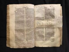 Notas galileanas encontradas nos florentinos no Almagesto de Ptolomeu