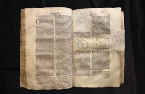 Notas galileanas encontradas nos florentinos no Almagesto de Ptolomeu