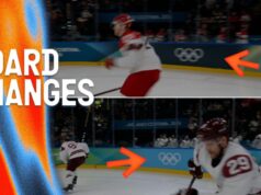 Jogos Olímpicos de Inverno de 2026: Por que as cores das pranchas ao redor da pista de hóquei no gelo mudaram?