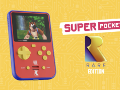 Este portátil de inspiração retrô vem com Banjo-Kazooie e Battletoads integrados