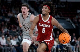 Alabama F Amari Allen está disponível para jogar contra o No.