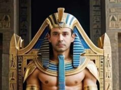 Mude a foto agora.. Link com o site para converter imagens gratuitamente usando inteligência artificial por trás da tendência das roupas faraônicas.