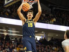 O número 2 do Michigan superou um déficit de 16 pontos, o maior da temporada, na Northwestern