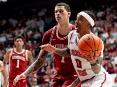 O número 25 do Alabama ultrapassou o número 20 do Arkansas em um thriller 2OT
