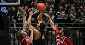 Saldo do nº 7 Purdue, rival de sincronização de tiro quente Indiana