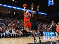 Nº 14 da Virgínia colide com o estado da Carolina do Norte.