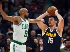 Nikola Jokic entra no 30º lugar enquanto o Nuggets se afasta do Celtics.