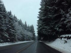 Um aviso de clima de inverno foi emitido para a maioria das colinas ao longo da costa do Oregon e das Cataratas do Oregon.