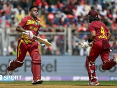 Copa do Mundo T20: Índias Ocidentais em uma sequência de vitórias para chegar ao Super 8 e eliminar o Nepal