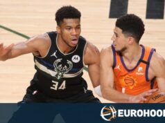 Giannis para Devin Booker: “Se usarmos a mesma camisa, serei como Isaiah Stewart. Lutarei por você.”