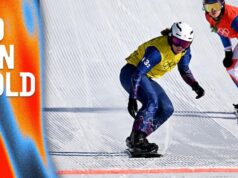 Banks e Nightingale ganharam ouro no snowboard cross para o Team GB.