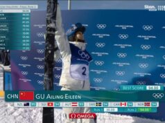 A corrida impressionante catapultou Gu para a posição da medalha de ouro