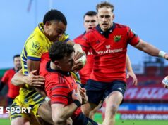 Munster 21-7 Zbury: A província irlandesa venceu os visitantes italianos no United Rugby Championship