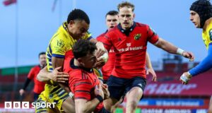 Munster 21-7 Zbury: A província irlandesa venceu os visitantes italianos no United Rugby Championship