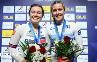 Emma Finucane e Anna Morris da GB ganham ouro no UEC Track Elite European Championships