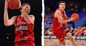 Ben Henshall e Dylan Wendler vão jogar pelo Perth Wildcats contra o Adelaide 36ers na NBL