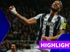 O Newcastle venceu o Qarabag na Liga dos Campeões.