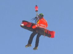 Vonn foi transportado de helicóptero depois de adoecer