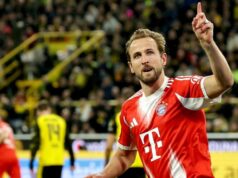 Na dobradinha: Kane vê recorde de gols na temporada da Bundesliga