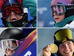 Como os óculos afetam os atletas competitivos de snowboard e snowboard