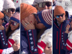 O esquiador downhill Breezy Johnson está competindo nos Jogos Olímpicos de Inverno