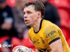 Ryan Taaffe: O zagueiro do Castleford Tigers sai da temporada com ruptura do ACL.