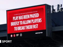 A Premier League e a EFL continuarão com uma pausa para o Ramadã.