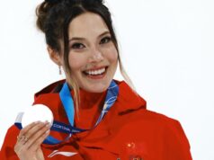 O ouro provou ser um grande sucesso para a superestrela chinesa Skier Gu