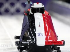 Jogos Olímpicos de Inverno de 2026: bobsleigh de Trinidad e Tobago ocupa o 25º lugar