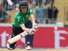 Tucker estrela como batedor irlandês na Copa do Mundo T20