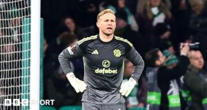 Kasper Schmeichel: O goleiro em destaque depois de uma noite sombria para o Celtic
