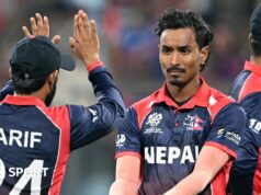 Copa do Mundo T20: O Nepal estabeleceu para a Escócia uma meta de 170 corridas.