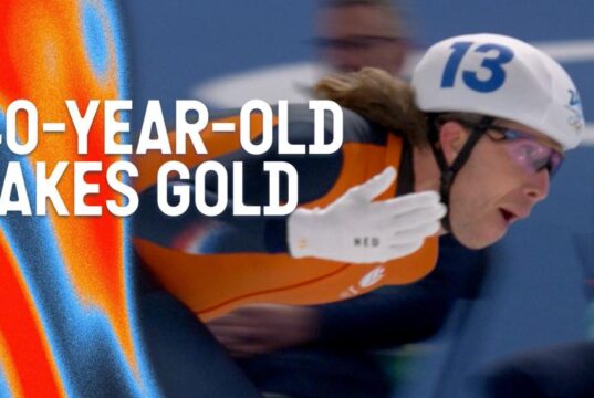 Bergsma ganha ouro ‘sensacional’ na patinação de velocidade aos 40 anos