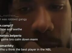 A estrela da NBL ficou furiosa depois de perder por pouco o prêmio de MVP